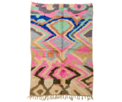 Boujaad-Teppich Rosa 140x200cm