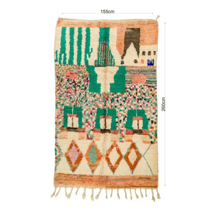 Boujaad-Teppich Sahara 155x260cm