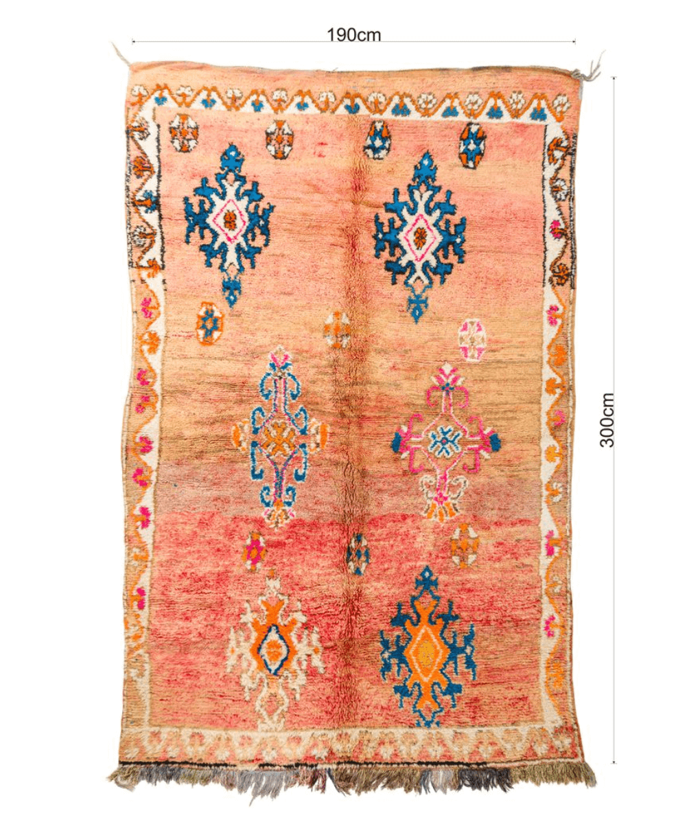 Beni Mguild Teppich mehrfarbig - 190x300cm