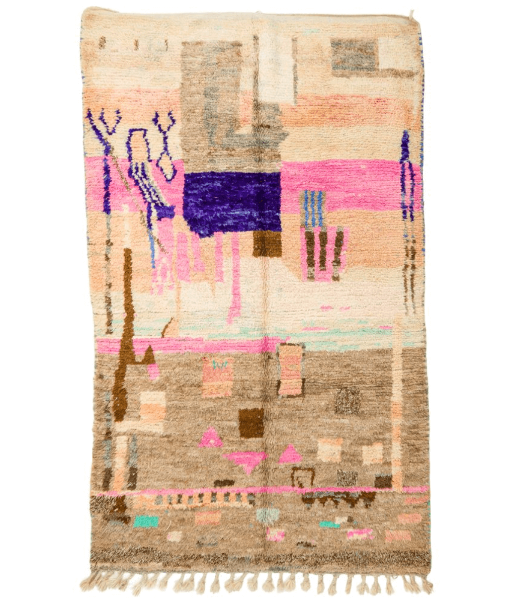 Beni Mguild Teppich beige - 170 x 280 cm