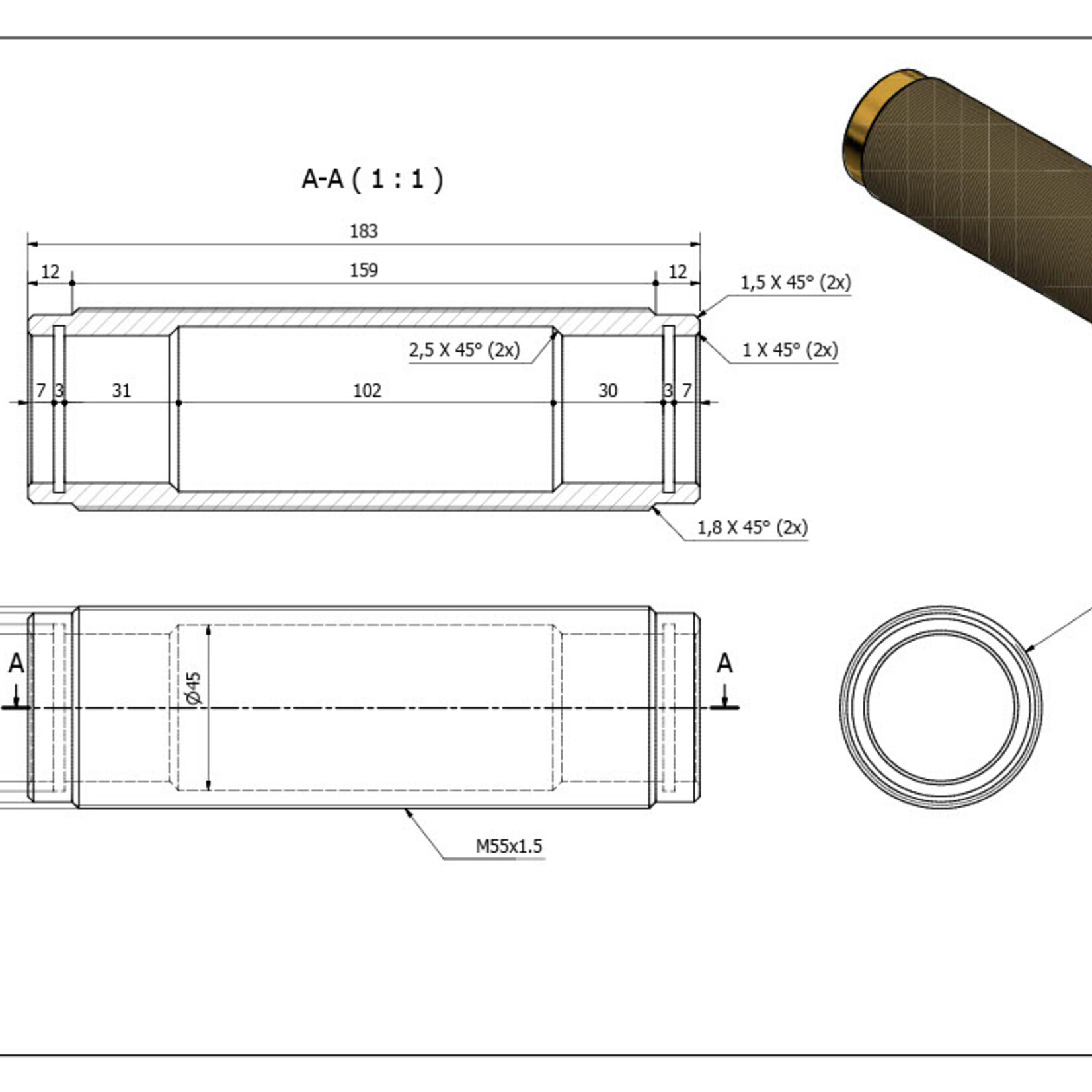ND Hennegatskoker brons
