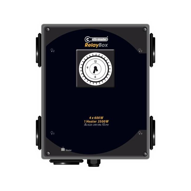 Cli-mate Relay Box 4 X 600W + Heater