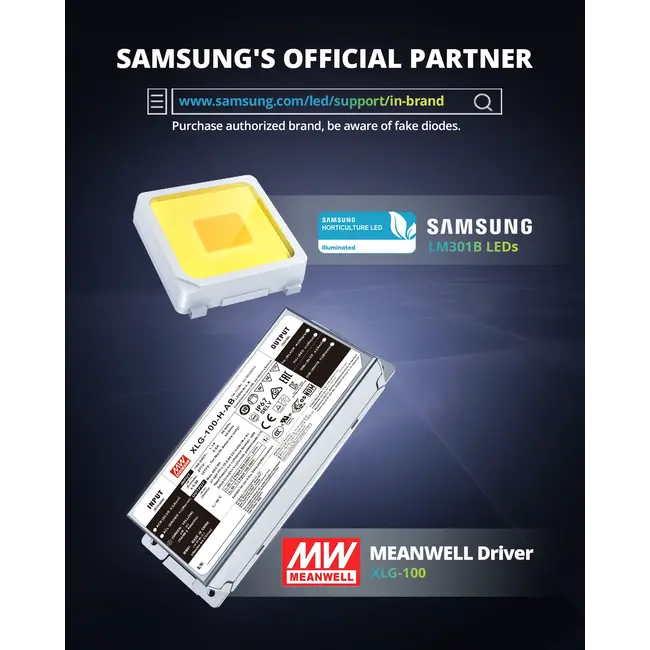 ViparSpectra® XS1000 100 W Mit Daisy Chain