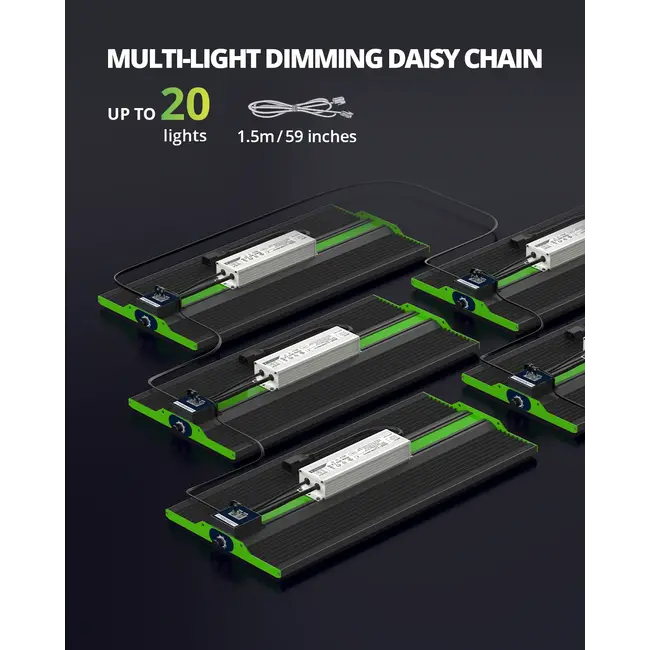 ViparSpectra® 2024 Updated P2000 250W Full Spectrum Led Mit Daisy Chain