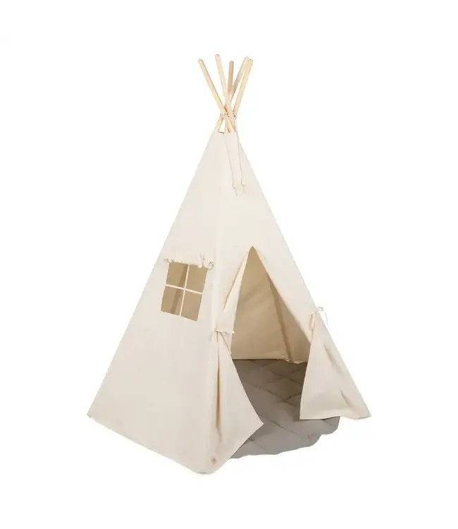 Moi Mili -Beige teepee and mat set