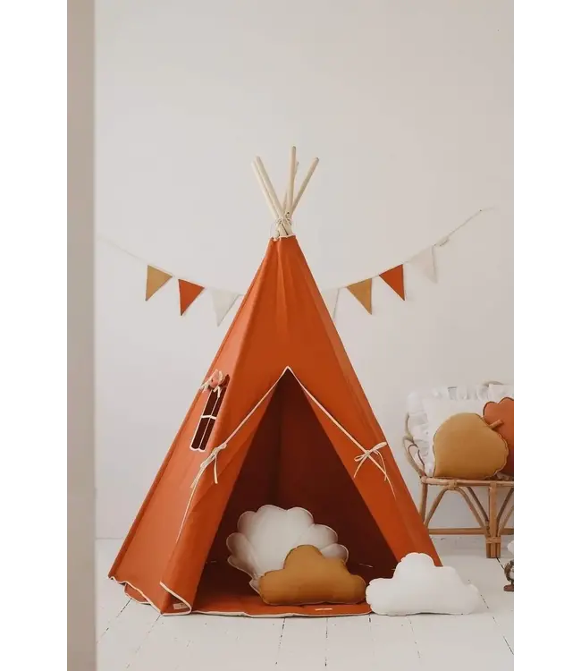 Moi Mili -Red fox teepee and mat set