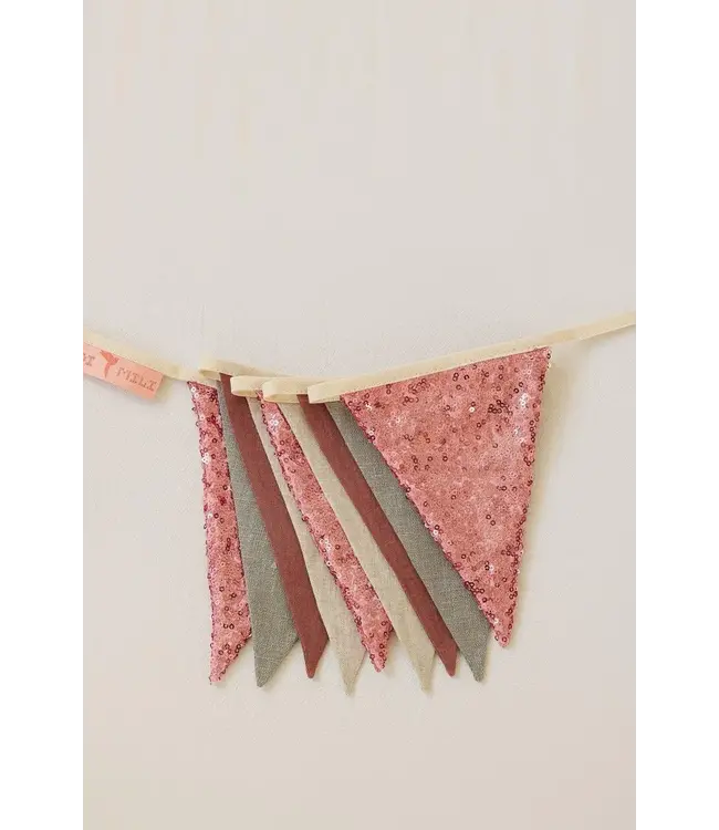 Moi Mili - Pink and grey sequin garland