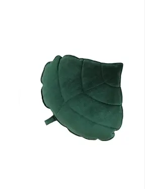 Moi Mili Moi Mili - Green velvet leaf cushion