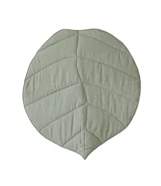 Moi Mili Moi Mili - Mint linen leaf mat