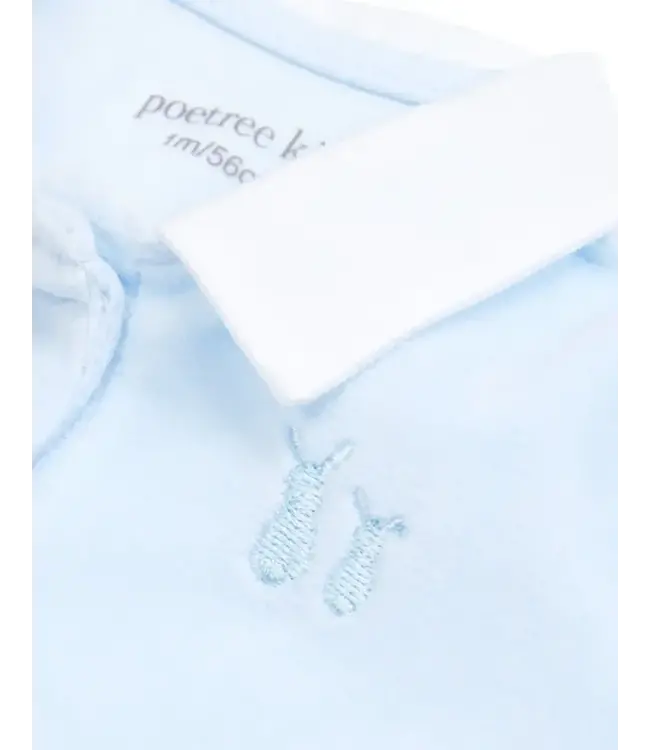 Poetree Kids - Babypakje Velours Baby Blue