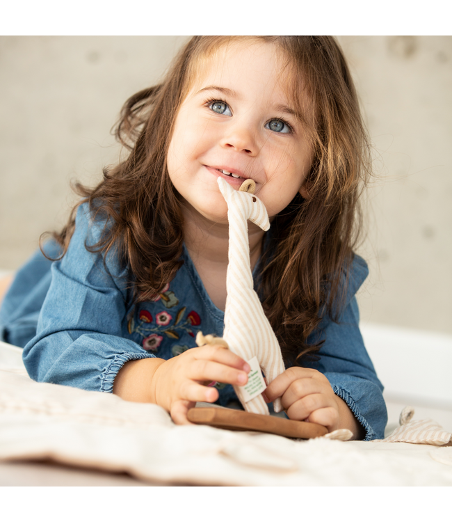 Senger grabber giraffe beige striped