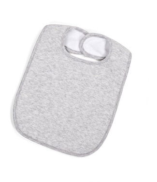 Poetree Kids Poetree kids - Slabbetje Chevron light grey melange