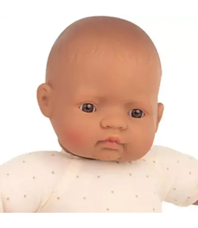 Miniland - Pop met stoffen lijfje Latijns-Amerikaans meisje/jongen 32 cm