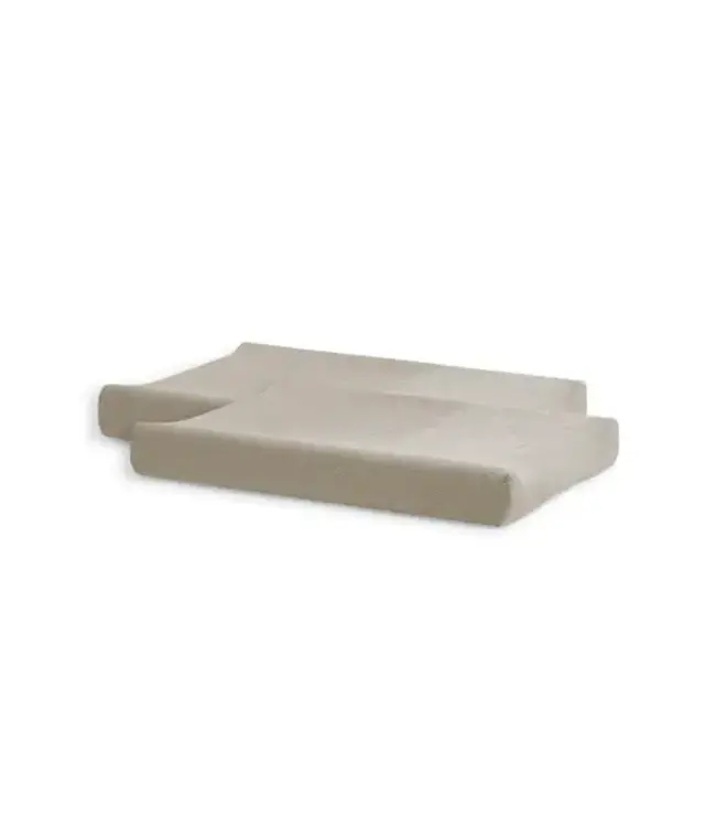 Jollein - Aankleedkussenhoes Badstof 50x70cm Nougat (2pack)