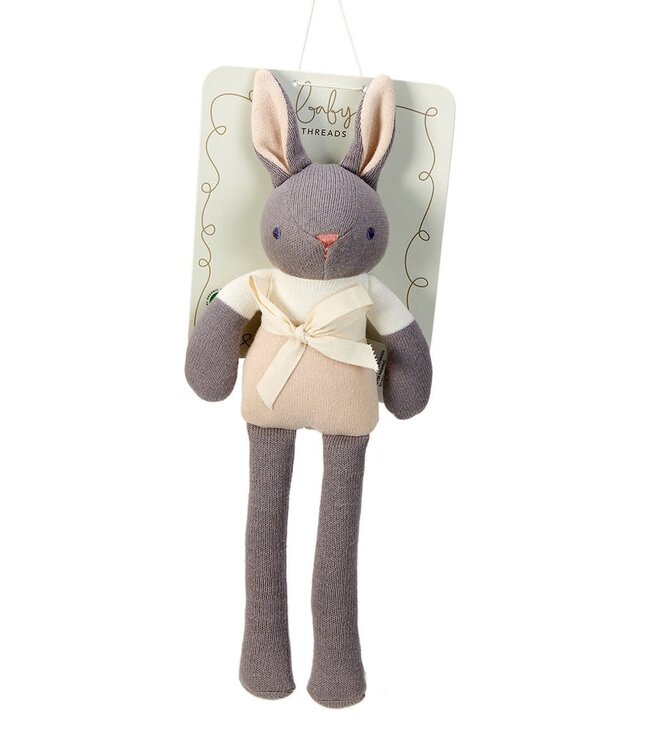 Threadbear -  Knuffel konijn grijs H35cm