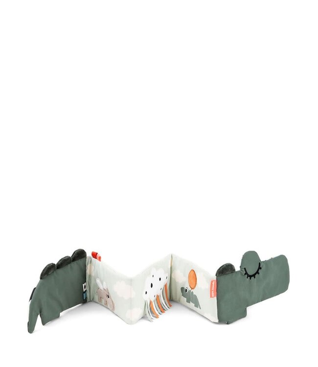 Done by Deer - Fold-out soft book Croco Green