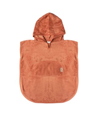 Timboo Timboo - PONCHO V-neck (2-4y) - APRICOT BLUSH