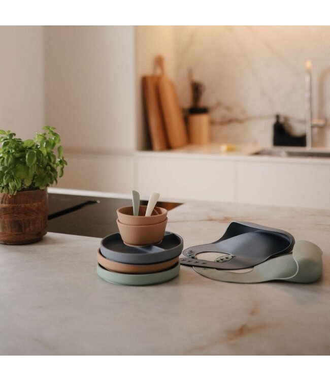 Mushie - Siliconen lepeltjes - Tradewinds  (2-PACK)