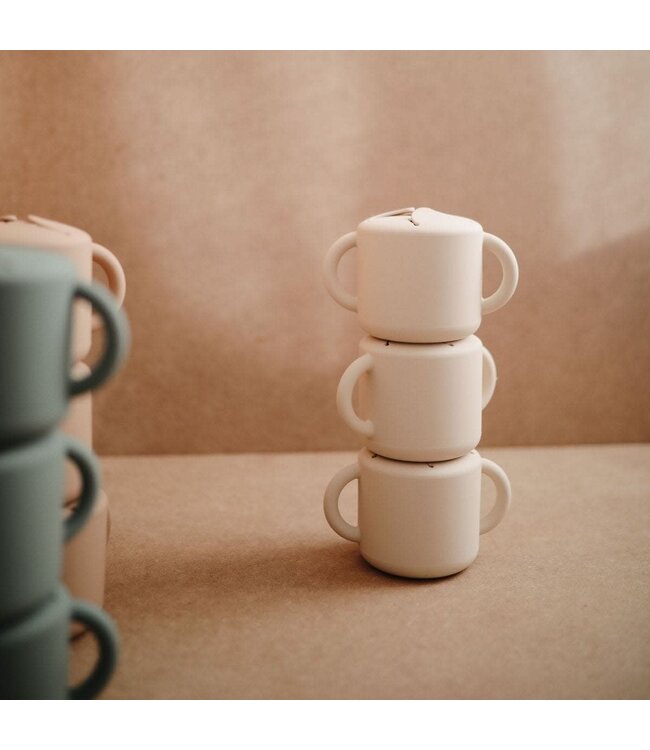 Mushie - Siliconen snackbeker - Shifting Sand