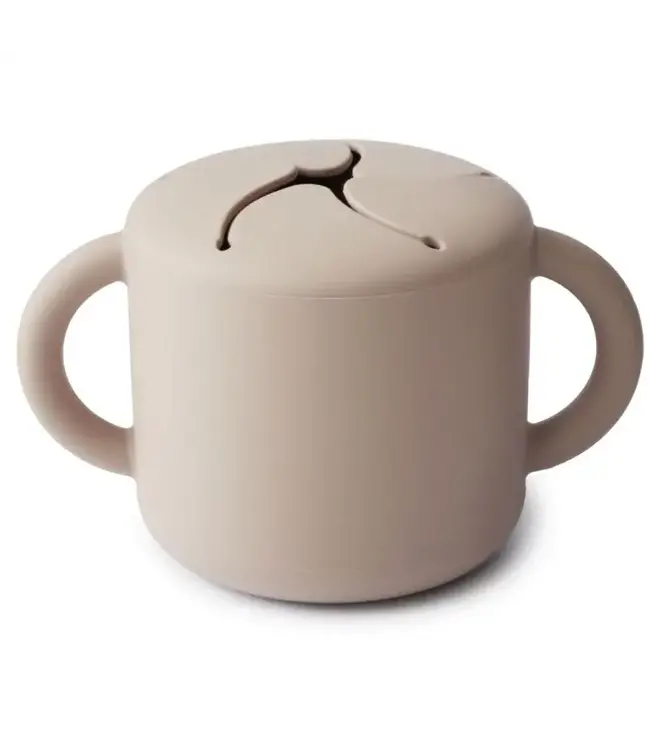 Mushie - Siliconen snackbeker - Shifting Sand