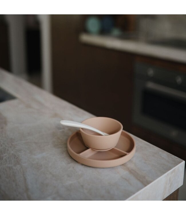 Mushie - Siliconen lepeltjes - Ivory  (2-PACK)