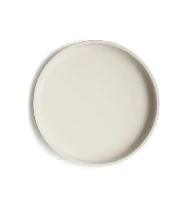 Mushie - Siliconen bord - Ivory
