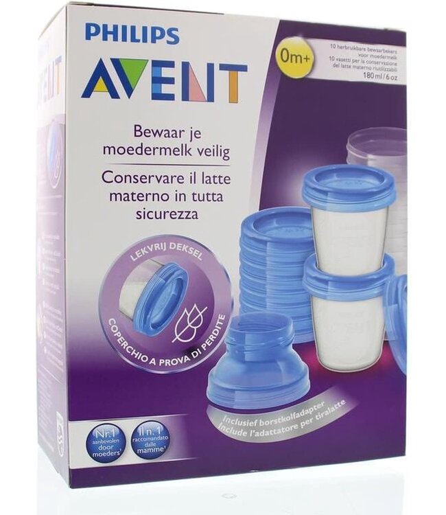 Philips-Avent Natural Moedermelkbewaarset