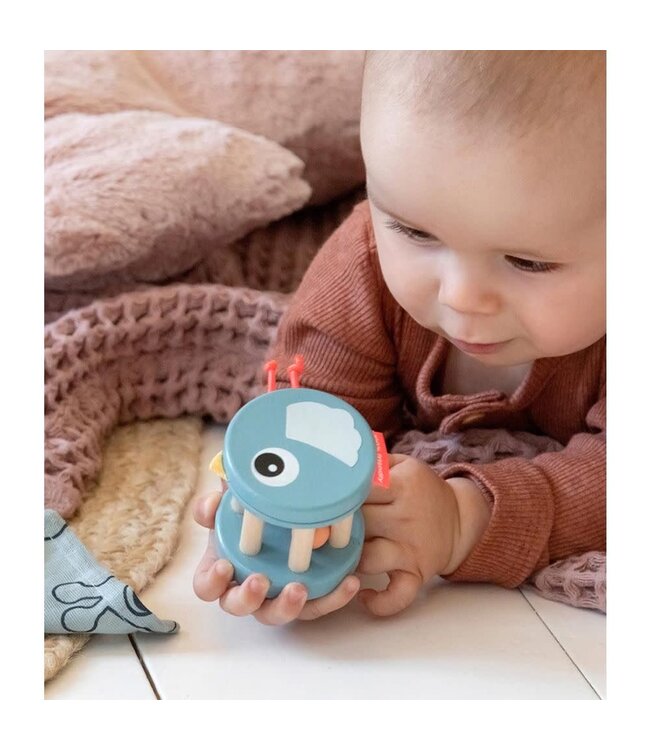 Done by Deer - Bell rattle Birdee Blue