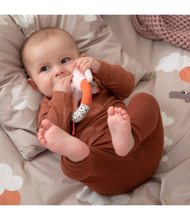 Done by Deer - Sensory ring rattle Elphee Powder