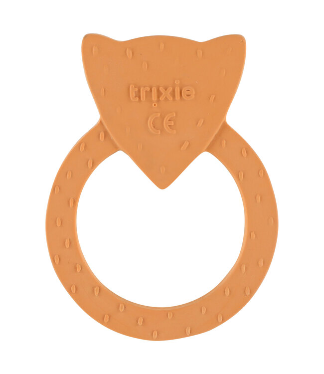 Trixie 37-663 ronde bijtring Mr. Fox natuurlijk rubber
