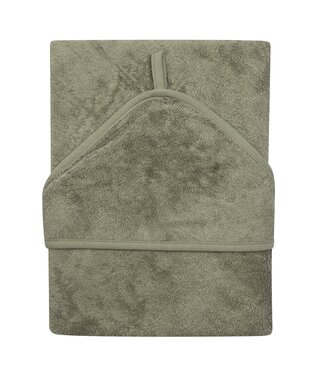 Timboo Timboo - HOODED TOWEL (74x74cm) - WHISPER GREEN