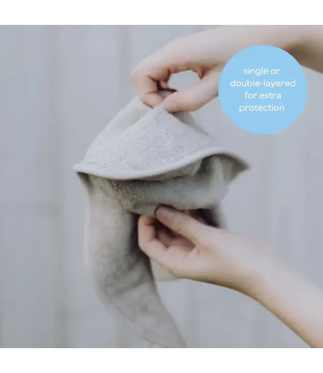 Timboo - BIB DOUBLED 26x38cm - WHISPER GREEN