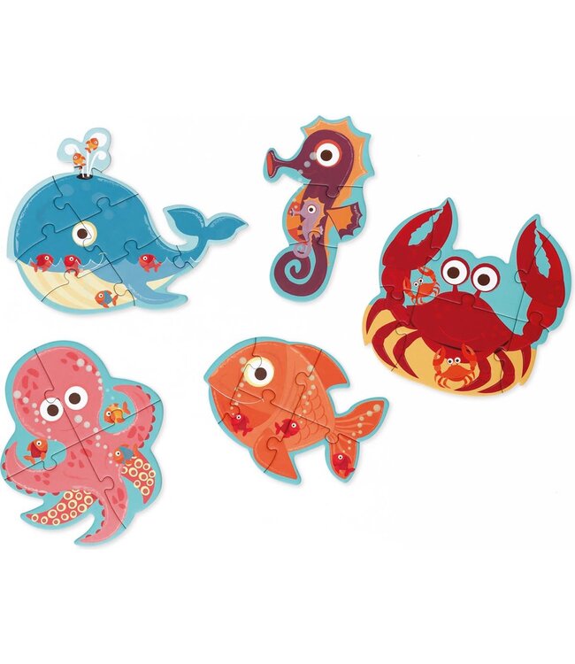 Scratch Puzzel: BEGINNERSPUZZELS - OCEAAN