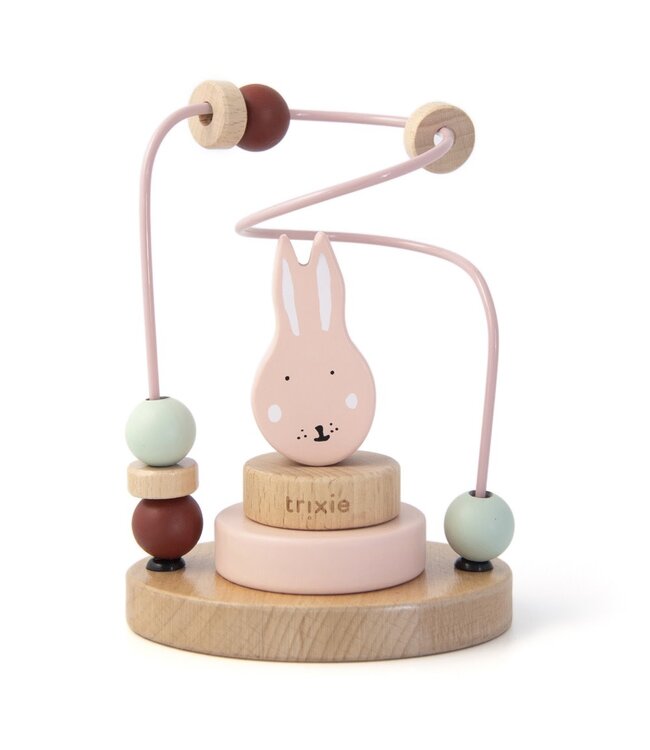 Trixie -  Wooden beads maze - Mrs. Rabbit