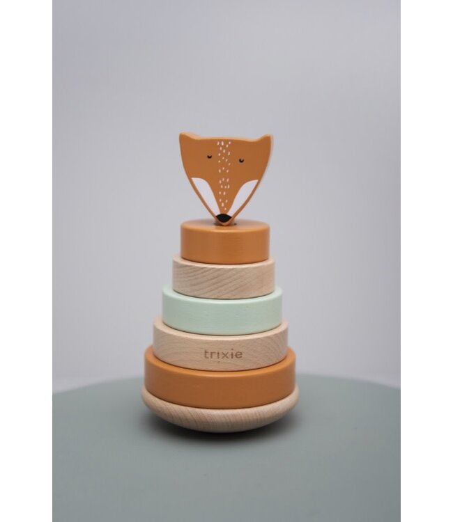 Trixie -   Wooden stacking toy - Mr. Fox