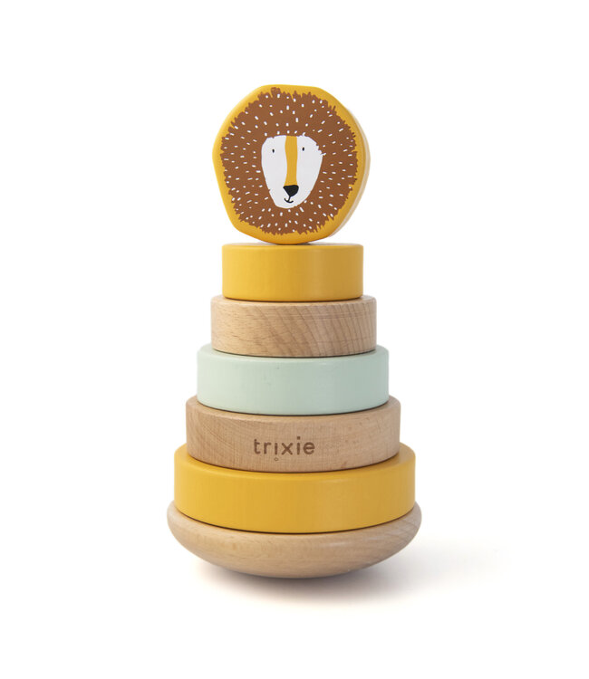 Trixie -  Wooden stacking toy - Mr. Lion