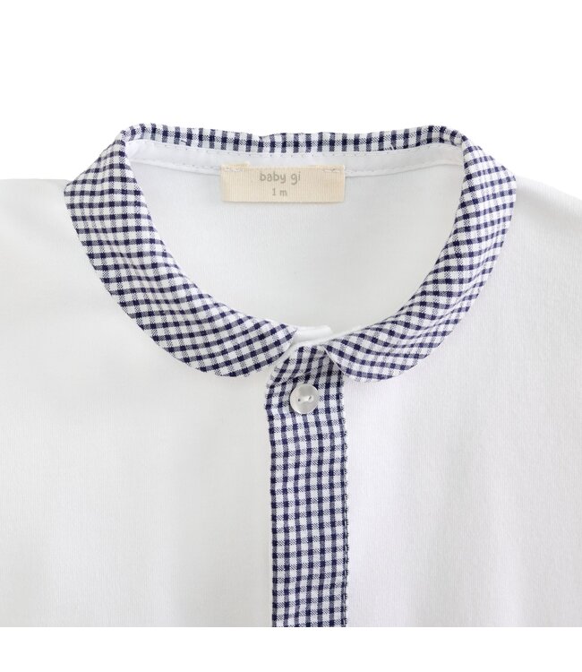 Baby Gi - Babygrown navy vichy