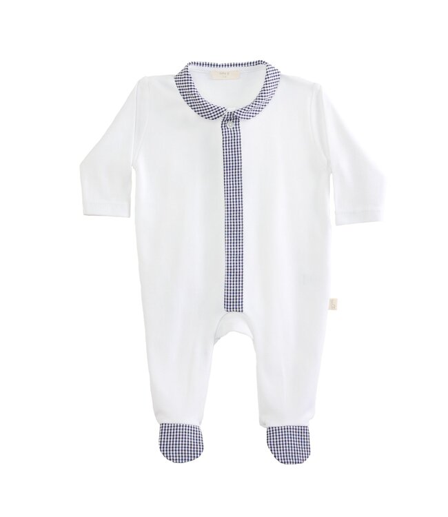Baby Gi - Babygrown navy vichy