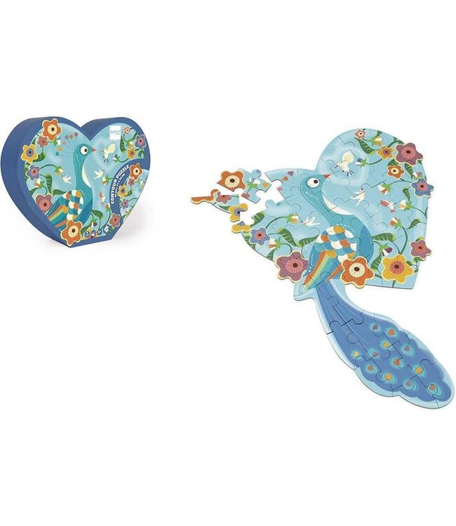 Scratch Puzzel 40pcs: CONTOUR PUZZEL/PAUW