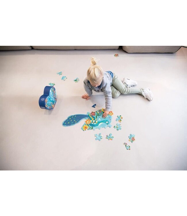 Scratch Puzzel 40pcs: CONTOUR PUZZEL/PAUW