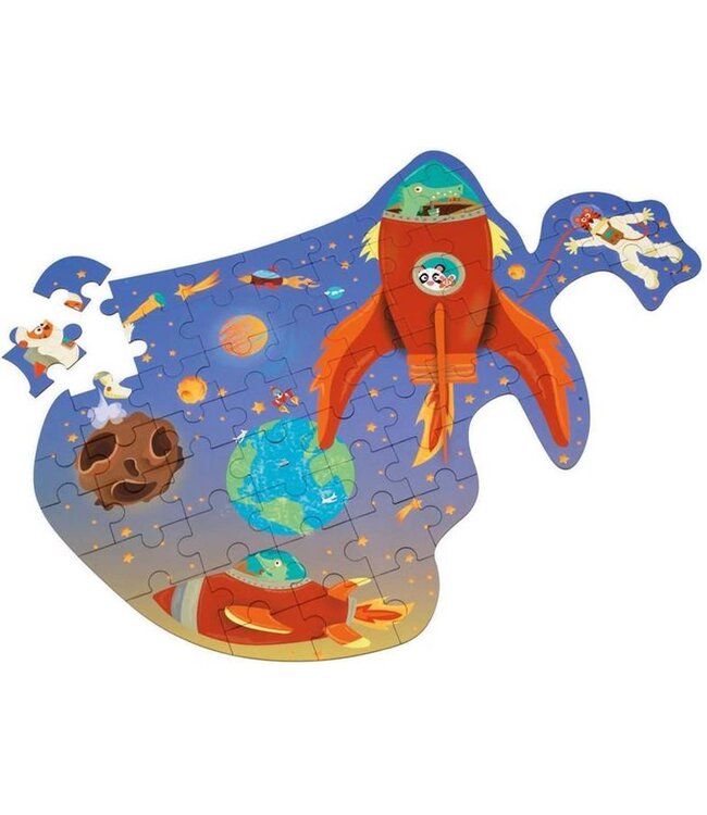 Scratch Puzzel 60pcs: CONTOUR PUZZEL/RUIMTE