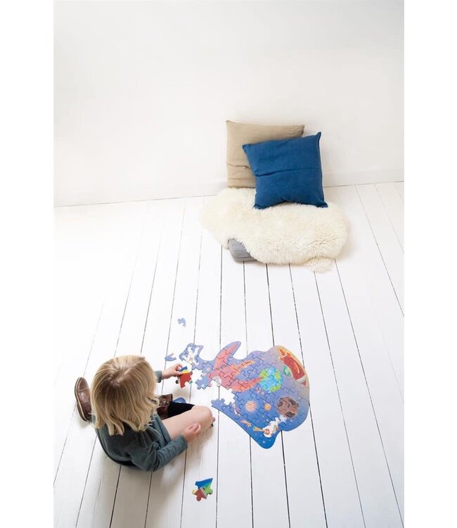 Scratch Puzzel 60pcs: CONTOUR PUZZEL/RUIMTE