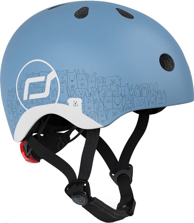Scoot and Ride - Helmet XS - Reflective steel