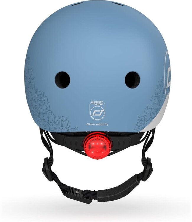 Scoot and Ride - Helmet XS - Reflective steel