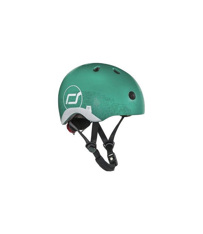 Scoot and Ride - Helmet XS - Reflective forest