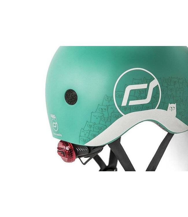 Scoot and Ride - Helmet XS - Reflective forest