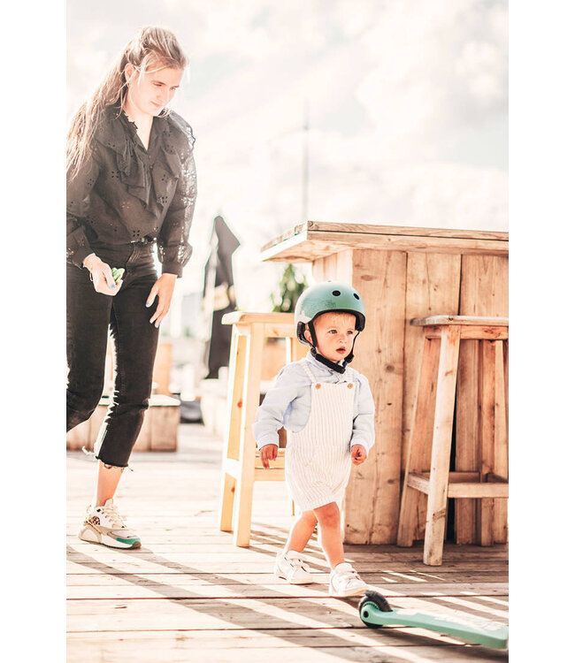 Scoot and Ride - Helmet XS - Reflective forest