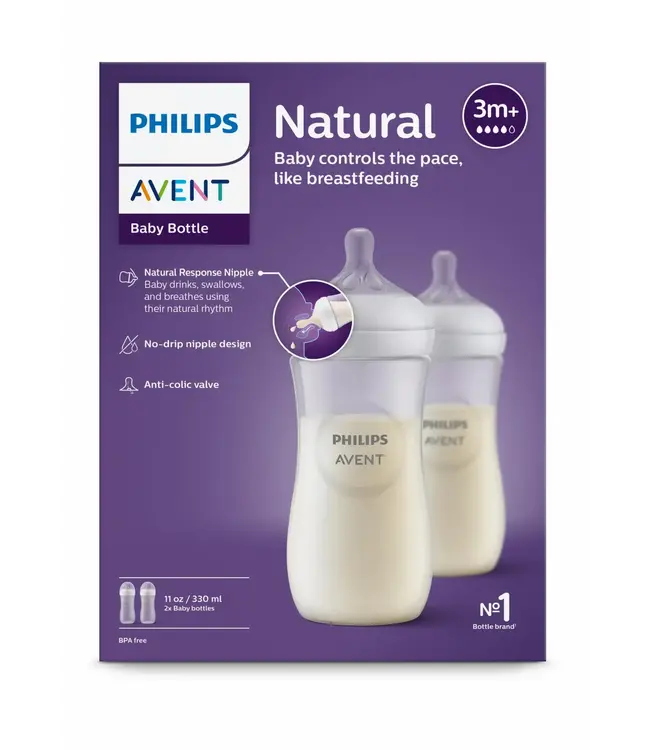 Philips-Avent Natural 3,0 zuigfles 330 ml Duo