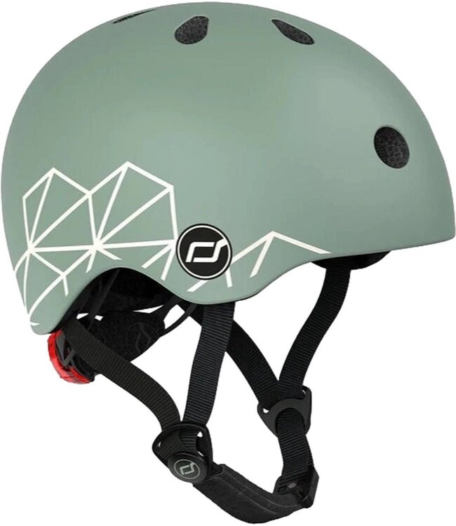 Scoot and Ride - Helmet XS - Green Lines