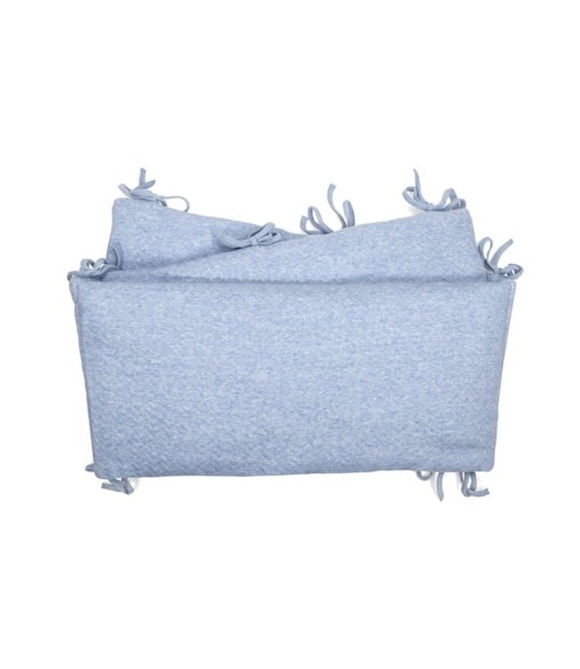 Poetree kids - Bedomrander 34x210cm - Chevron denim blue